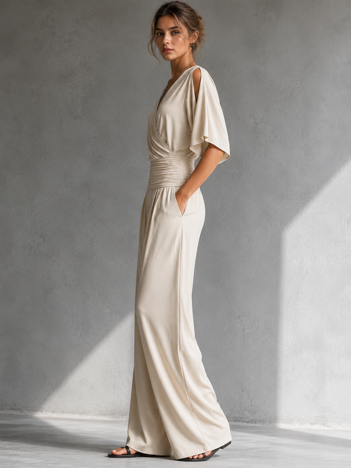 Chiara | Mono Elegante con Hombros Descubiertos