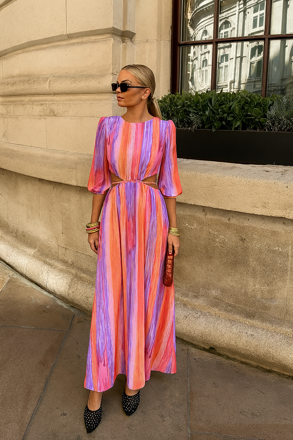 PALOMA  |  Vestido midi con aberturas