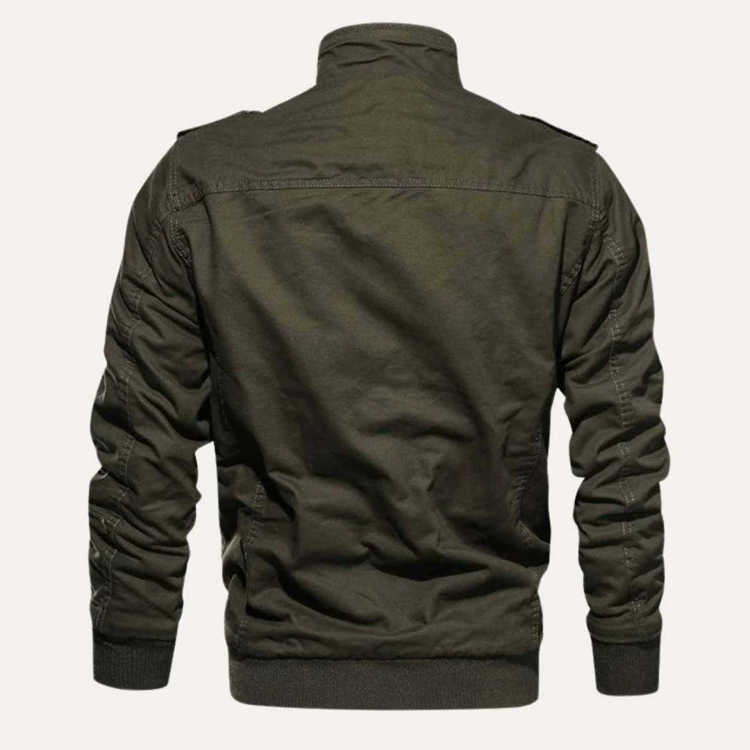 Orestes | La Chaqueta Térmica de Estilo Militar para Hombre Macerata con Forro de Forro Polar