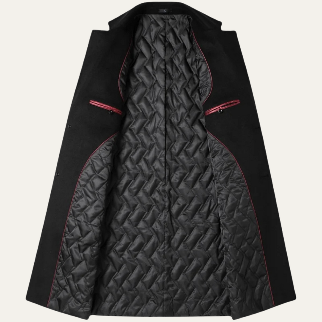 Asier | El Abrigo Largo Elegante de Invierno para Hombre Ascot
