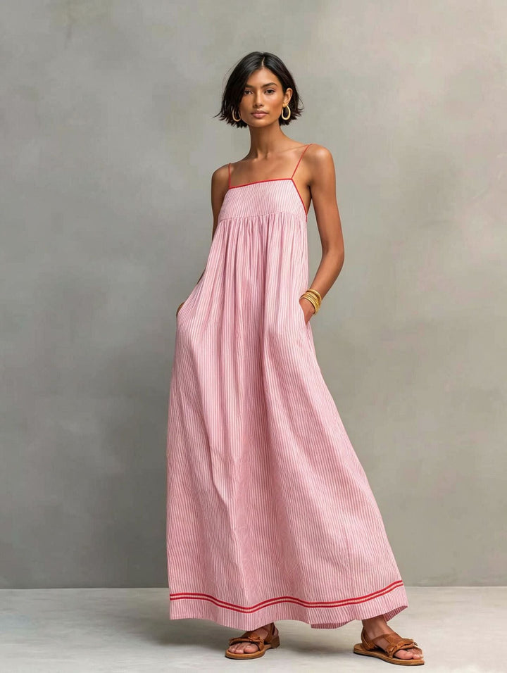 Natalia | Elegante Vestido Largo sin Mangas