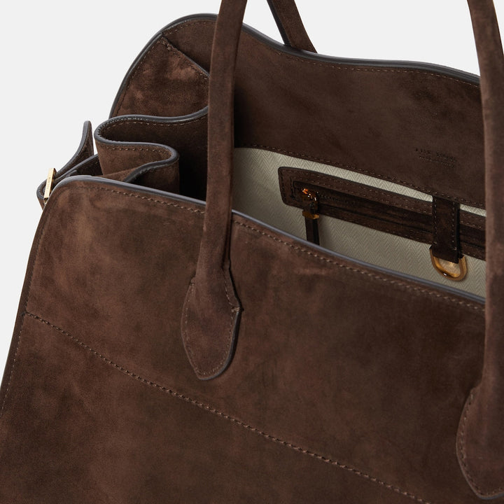 AISHA | Bolso de ante marrón