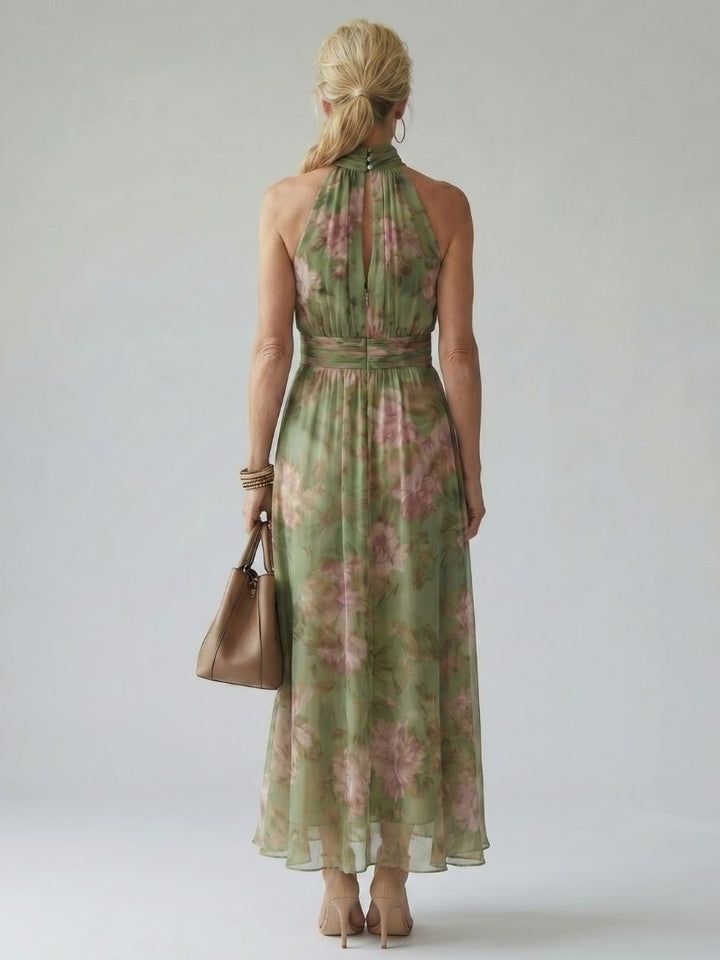 Vestido Maxi Halter Naomi - Juliaver Madrid (vista 4)