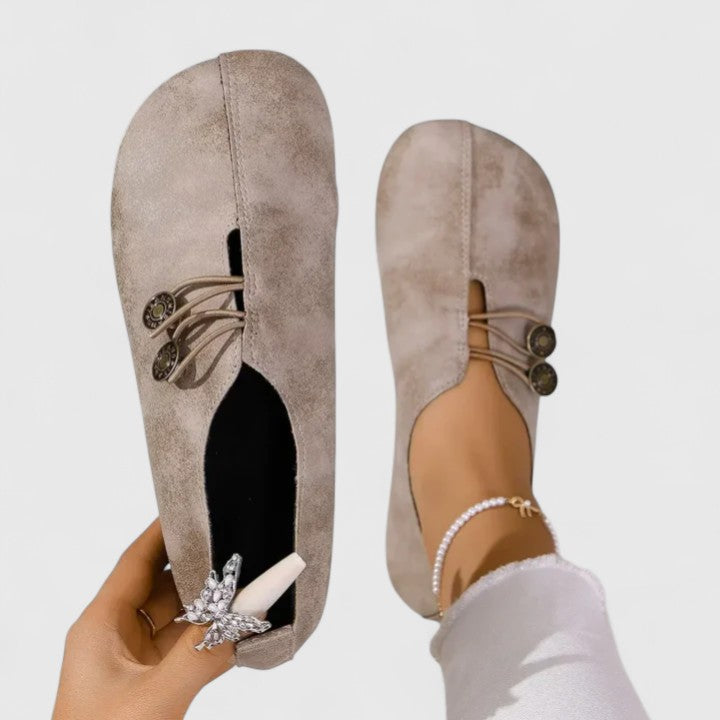Kyline | Mocasines Elegantes y Plegables - Marrón claro