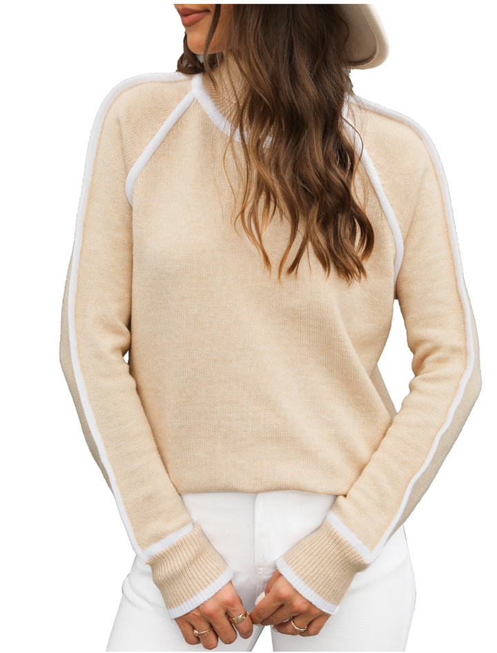 Elle | Suéter de cuello alto acogedor para mujeres