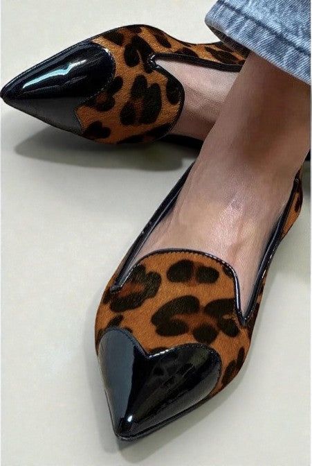 Millie | Bailarinas con Estampado Animal - Leopardo