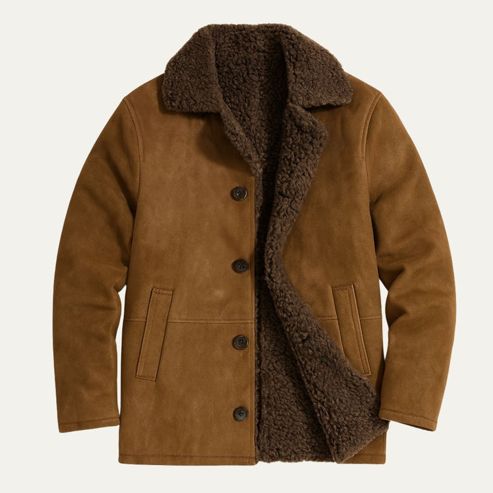 Ezequiel | El Abrigo de Piel de Oveja Aspen – Abrigo Clásico de Invierno para Hombre