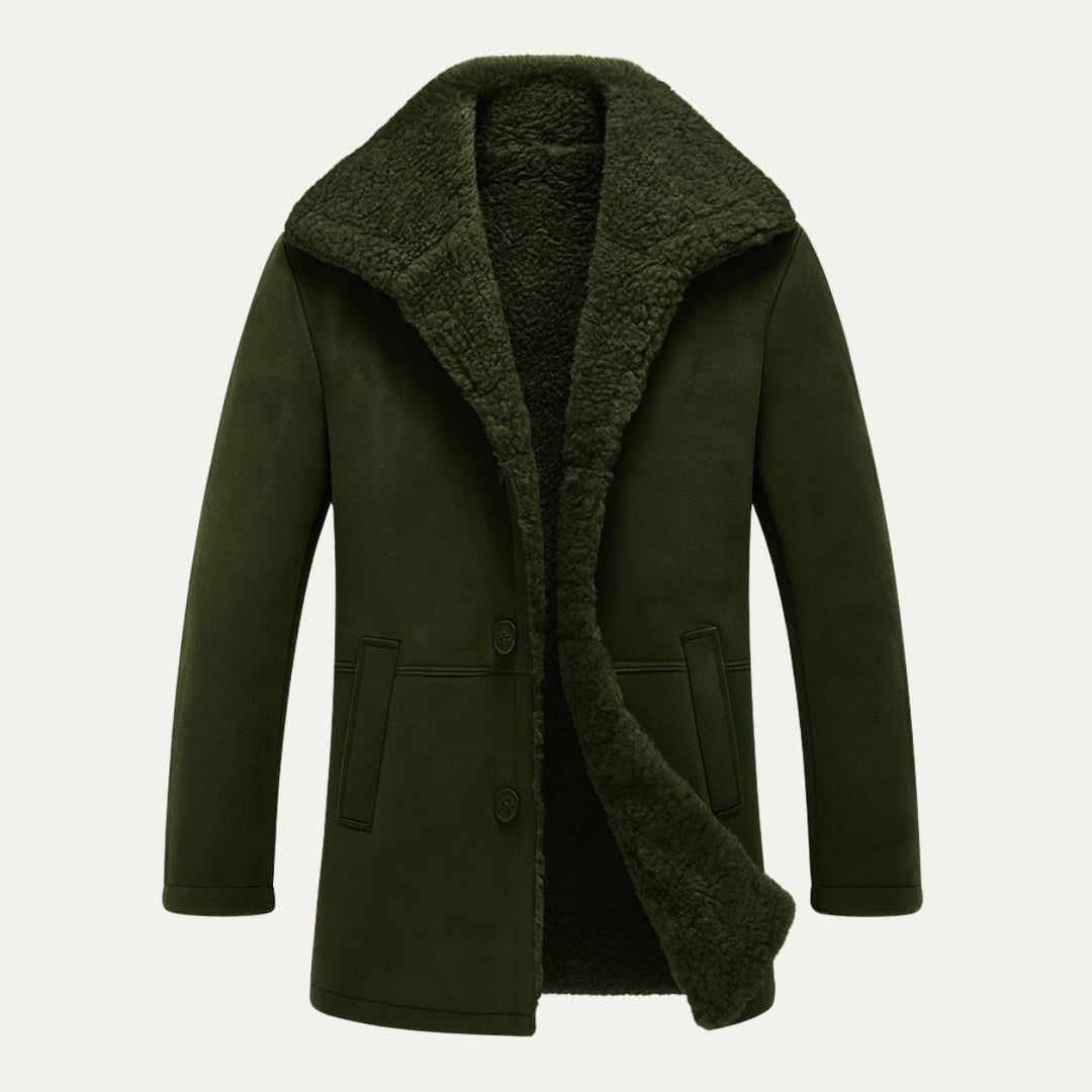 Ezequiel | El Abrigo de Piel de Oveja Aspen – Abrigo Clásico de Invierno para Hombre