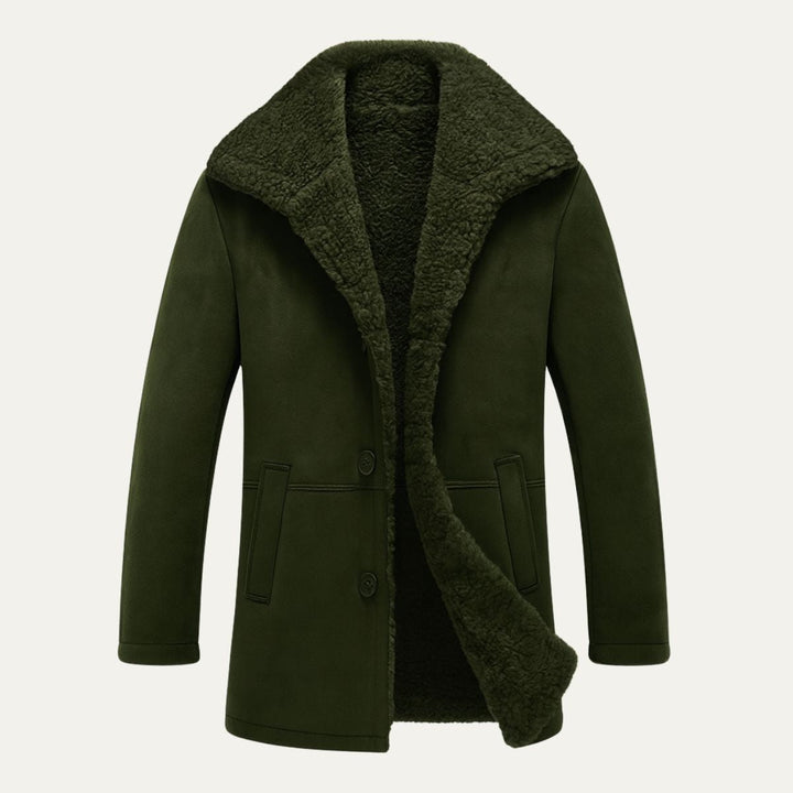 Ezequiel | El Abrigo de Piel de Oveja Aspen – Abrigo Clásico de Invierno para Hombre