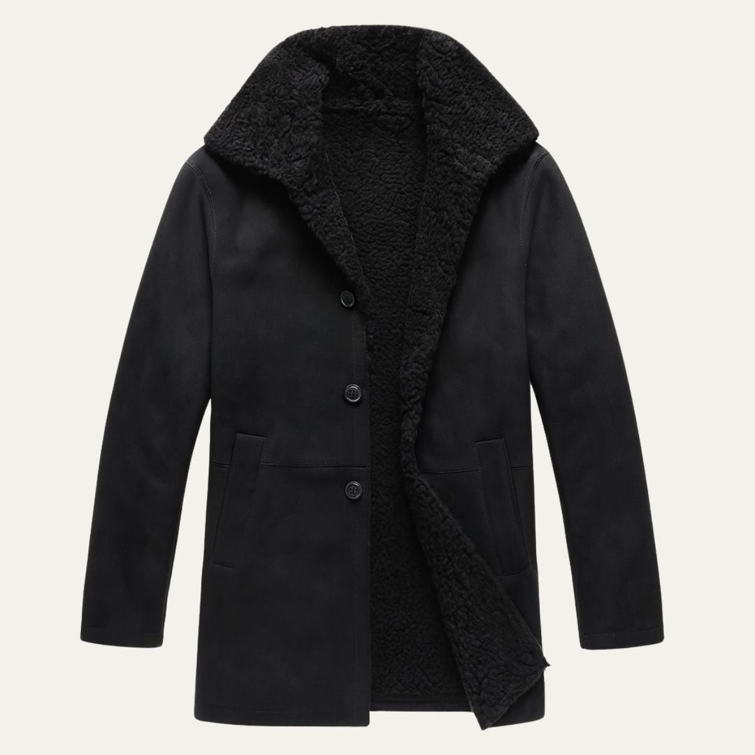 Ezequiel | El Abrigo de Piel de Oveja Aspen – Abrigo Clásico de Invierno para Hombre