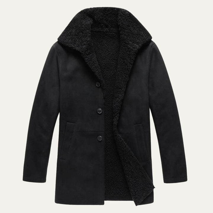 Ezequiel | El Abrigo de Piel de Oveja Aspen – Abrigo Clásico de Invierno para Hombre
