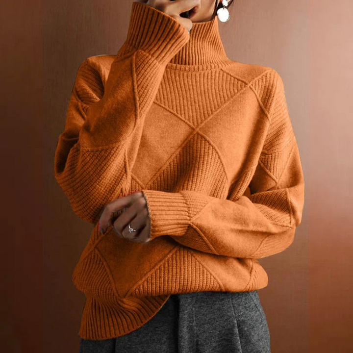 Marcelle | Suéter de cuello alto grueso