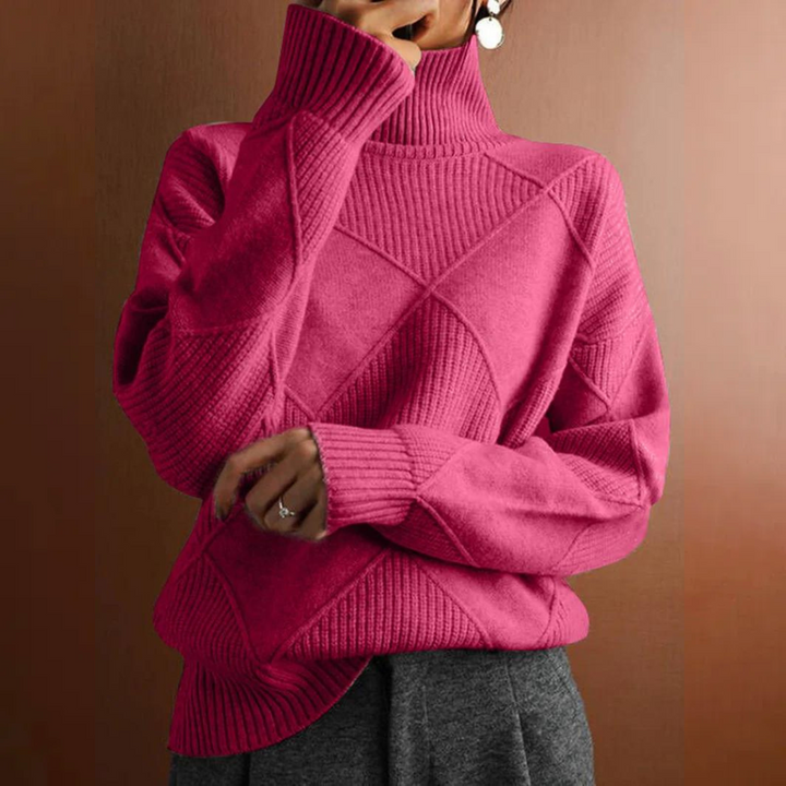 Marcelle | Suéter de cuello alto grueso