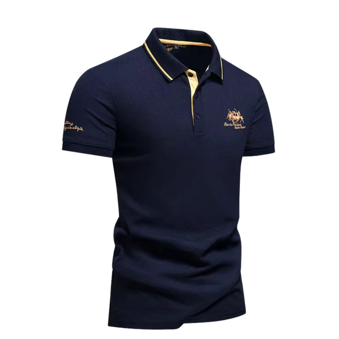 JOSEPH | Polo clásico de algodón con bordado exclusivo