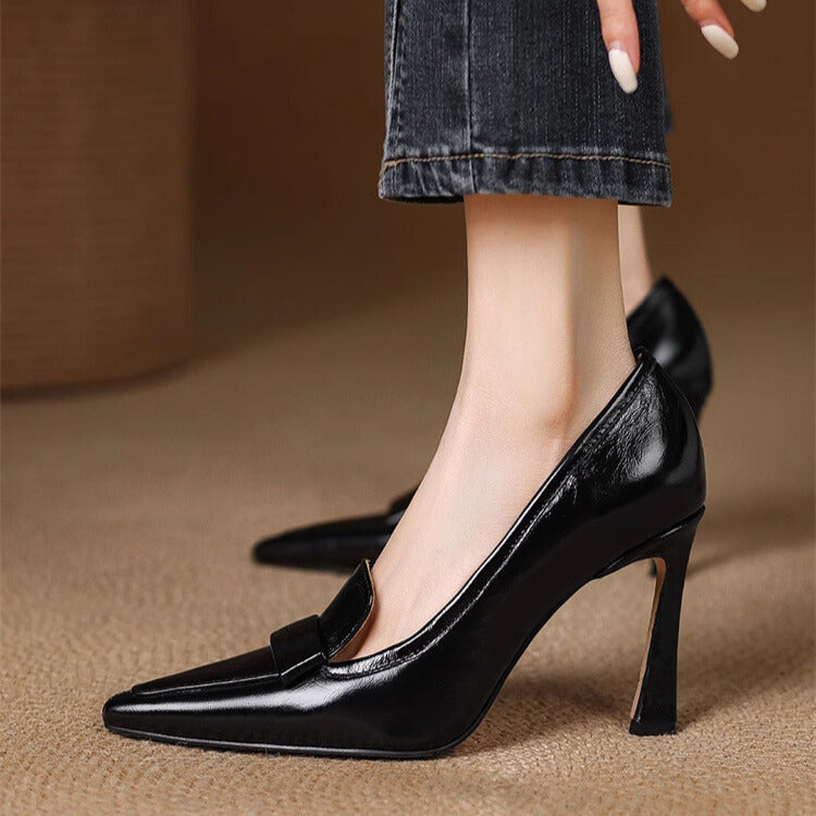LENORA | Tacones lofaer con punta afilada