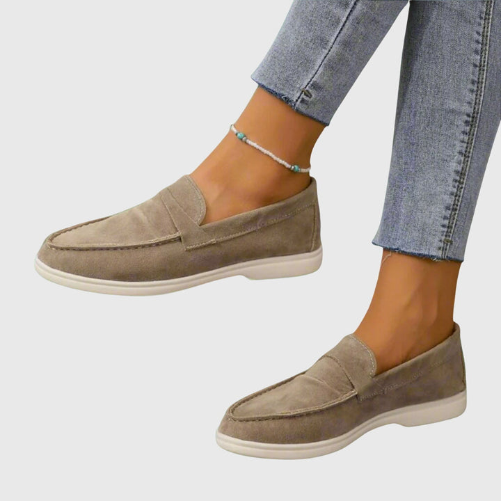 Molly | Mocasines Ortopédicos Antideslizantes - Camel