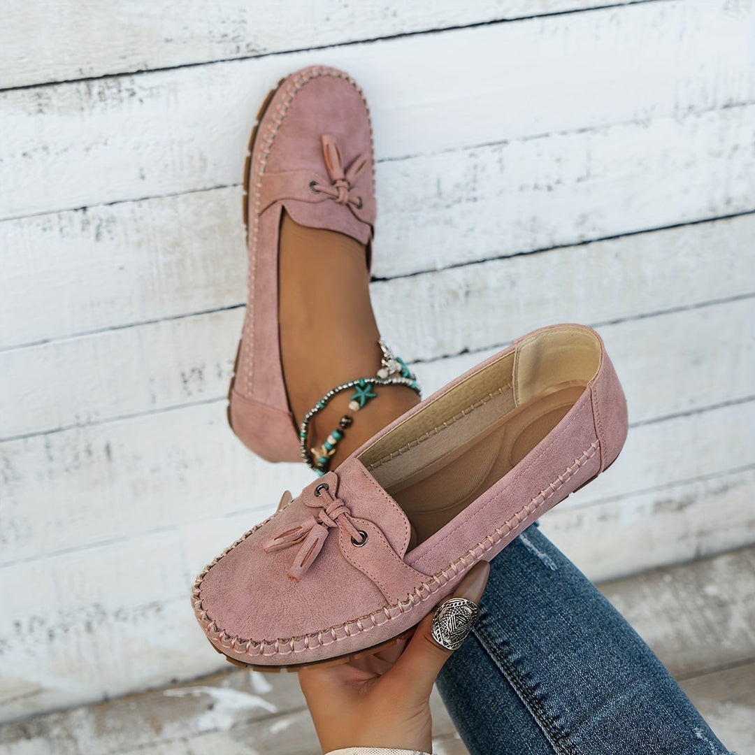 Nadine | Mocasines Clásicos con Borlas