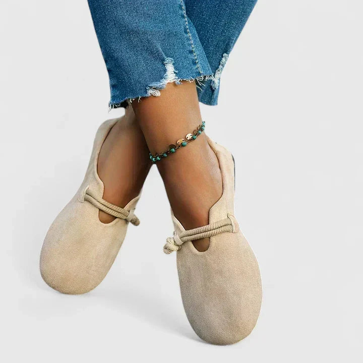 Ysavriann | Mocasines Ortopédicos Cómodos - Beige