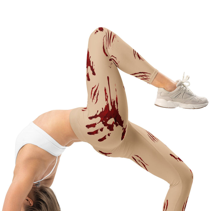 Leggings de Halloween Salpicaduras de Sangre con estampado de manchas de sangre – imagen 18