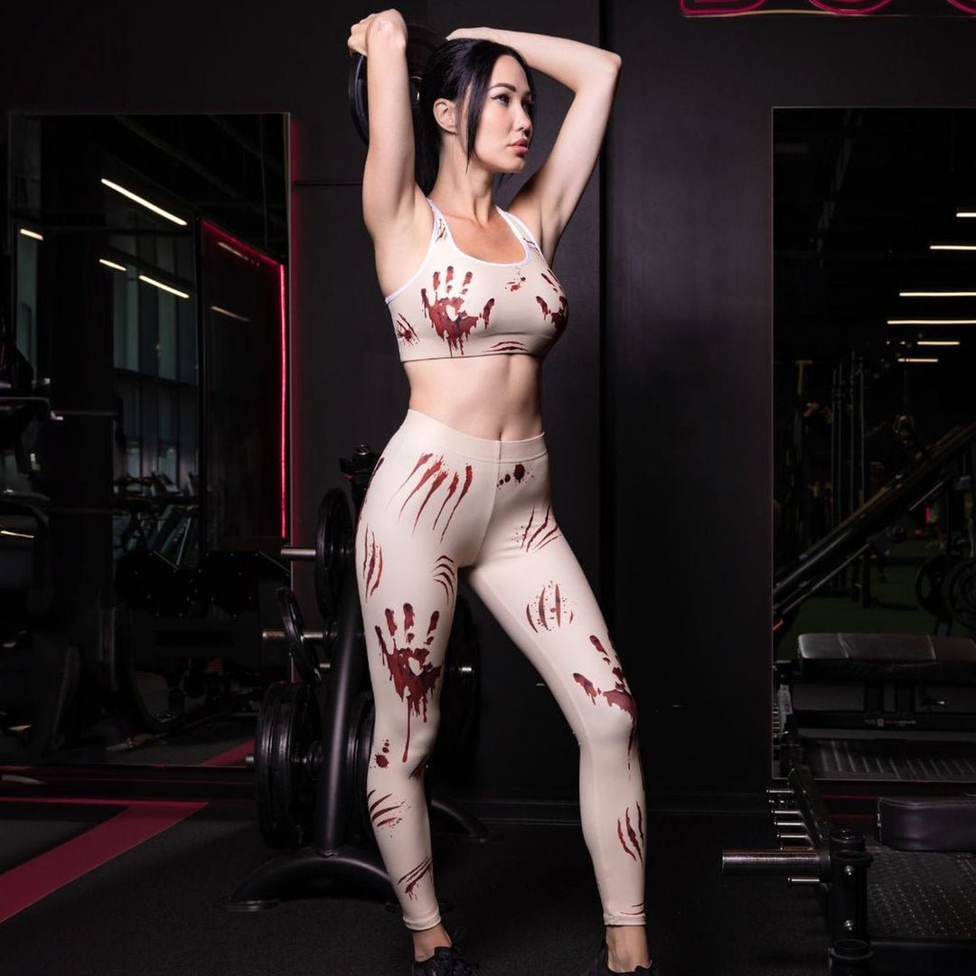 Leggings de Halloween Salpicaduras de Sangre con estampado de manchas de sangre – imagen 7