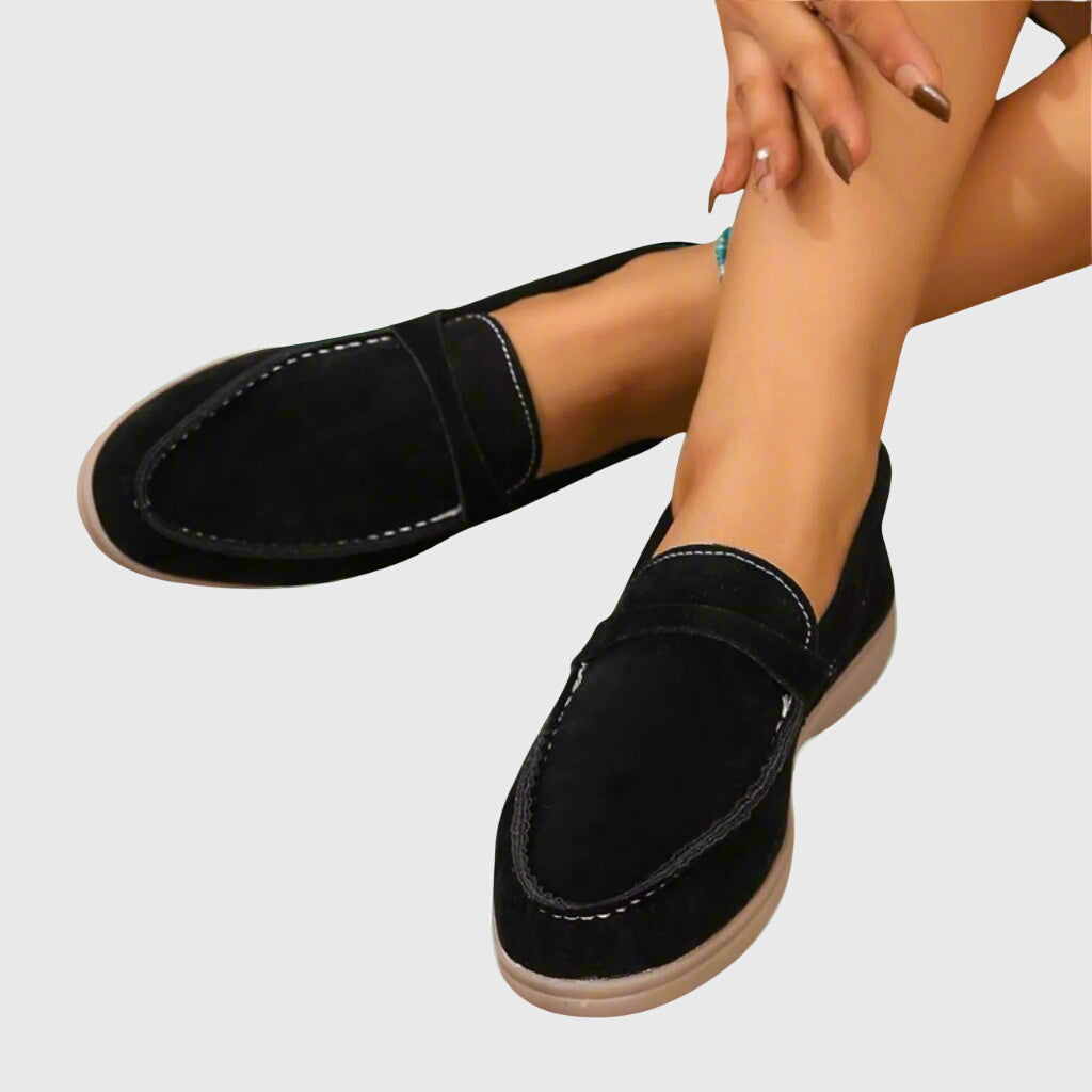 Molly | Mocasines Ortopédicos Antideslizantes - Camel