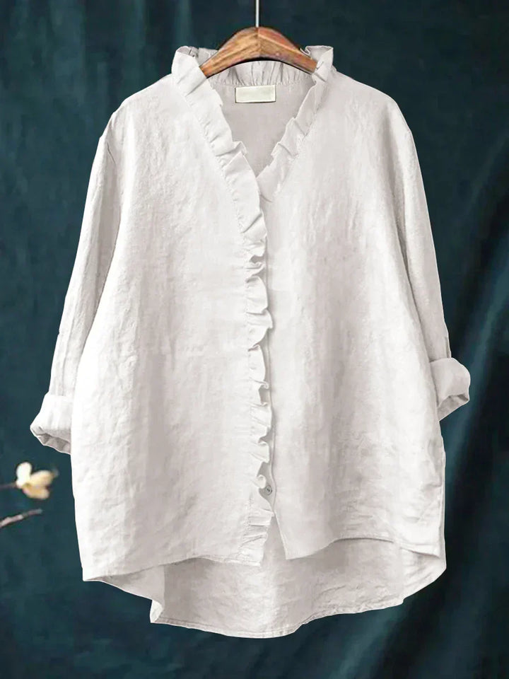 SELENA | Blusa minimalista con volantes