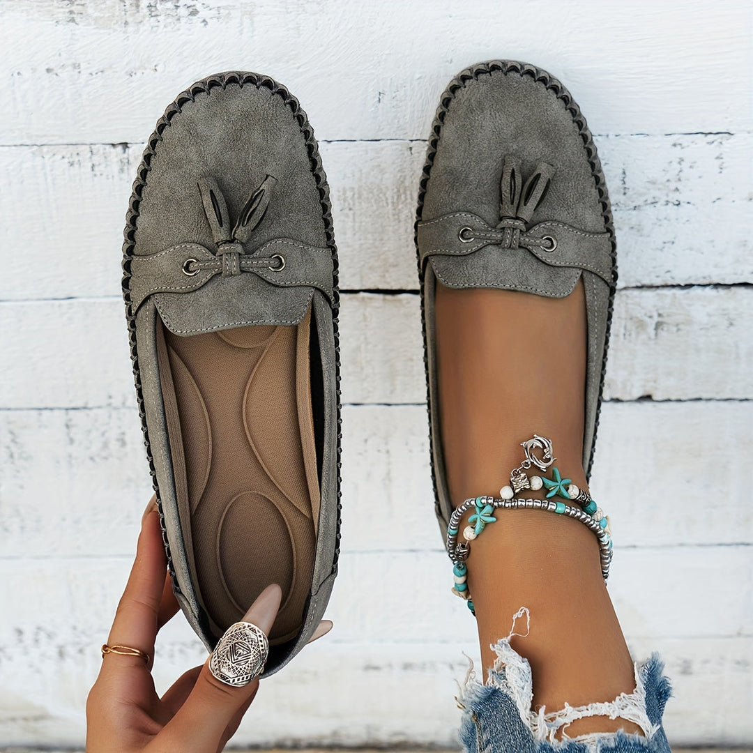 Nadine | Mocasines Clásicos con Borlas