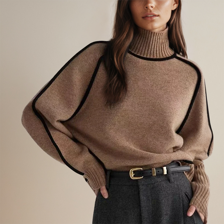 Lara | Suéter de mujer con cuello alto