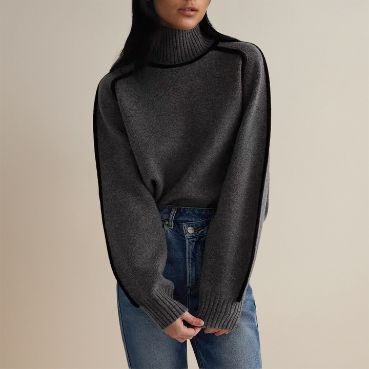 Lara | Suéter de mujer con cuello alto
