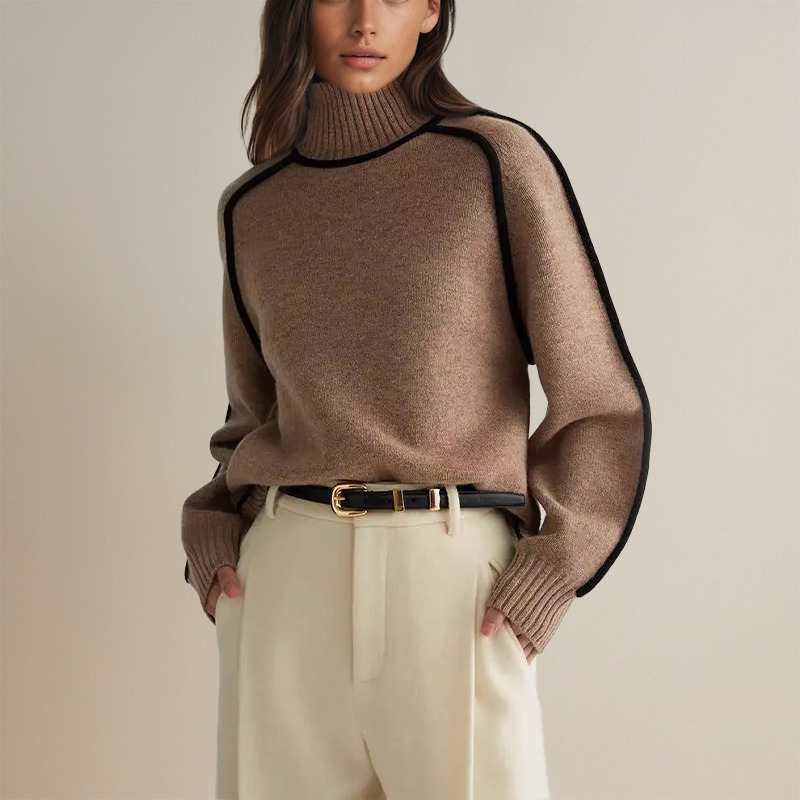 Lara | Suéter de mujer con cuello alto