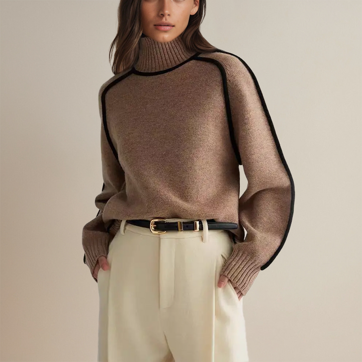 Lara | Suéter de mujer con cuello alto