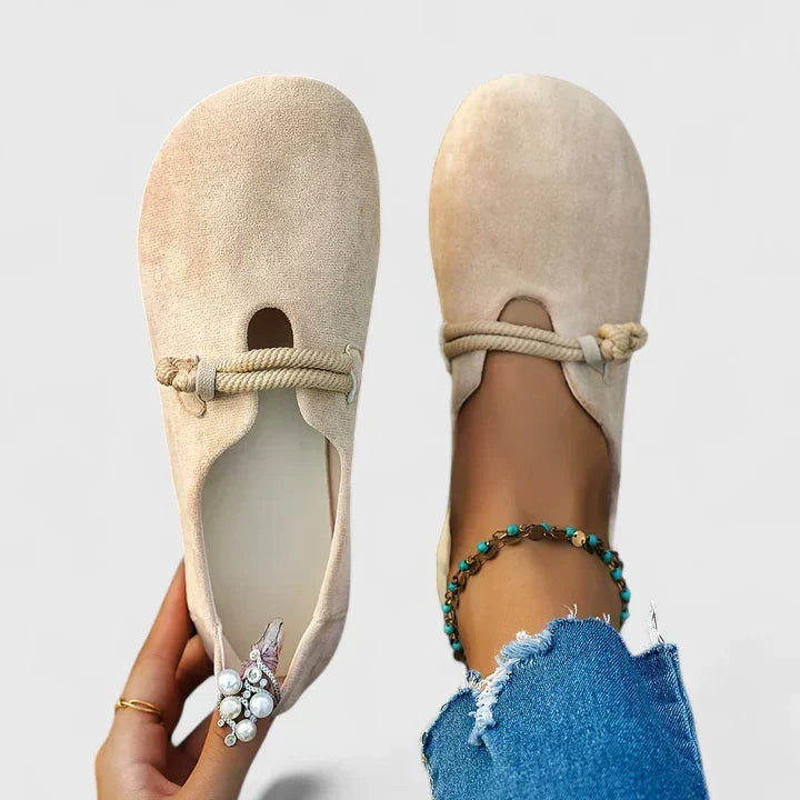 Ysavriann | Mocasines Ortopédicos Cómodos - Beige