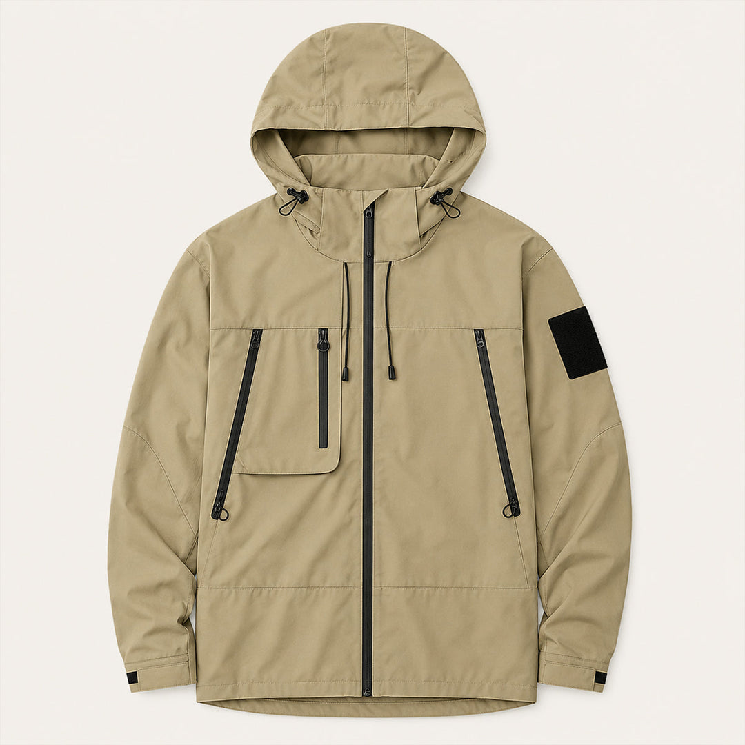 Eladio | La Chaqueta Ligera Impermeable Seathwaite – Chaqueta de Lluvia con Capucha para Hombres