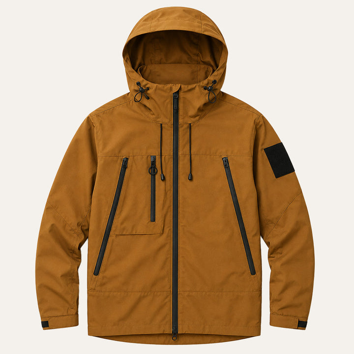 Eladio | La Chaqueta Ligera Impermeable Seathwaite – Chaqueta de Lluvia con Capucha para Hombres