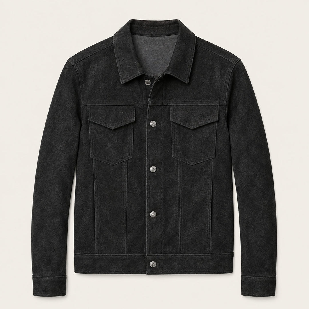 Zuri | La Chaqueta de Trabajo Casual de Suede para Hombre Inverness