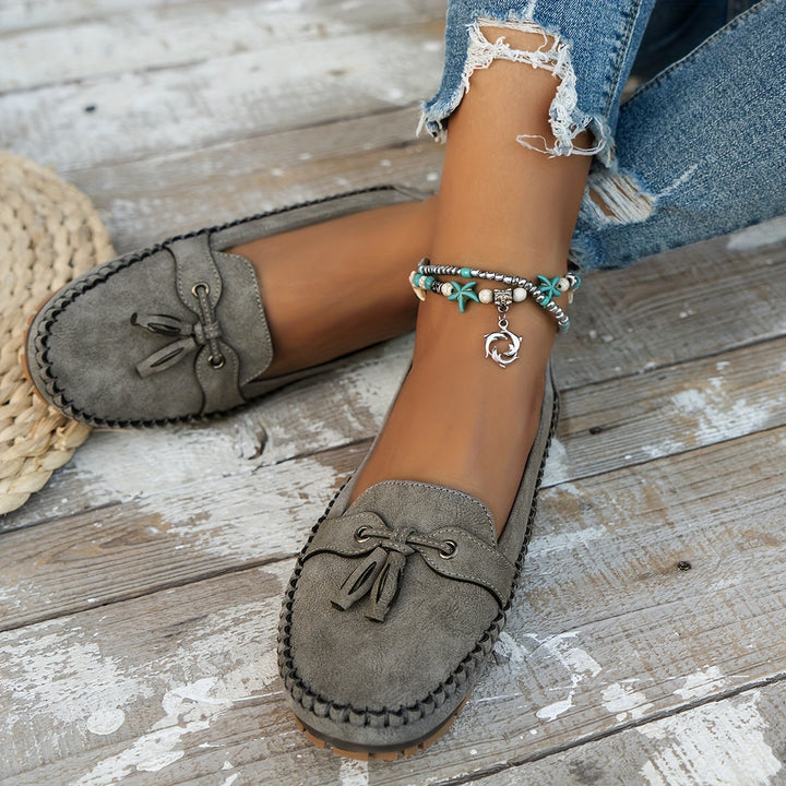 Nadine | Mocasines Clásicos con Borlas