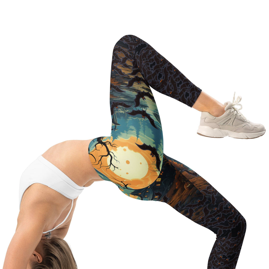 Leggings de Halloween Murciélagos con estampado de murciélagos – imagen 13