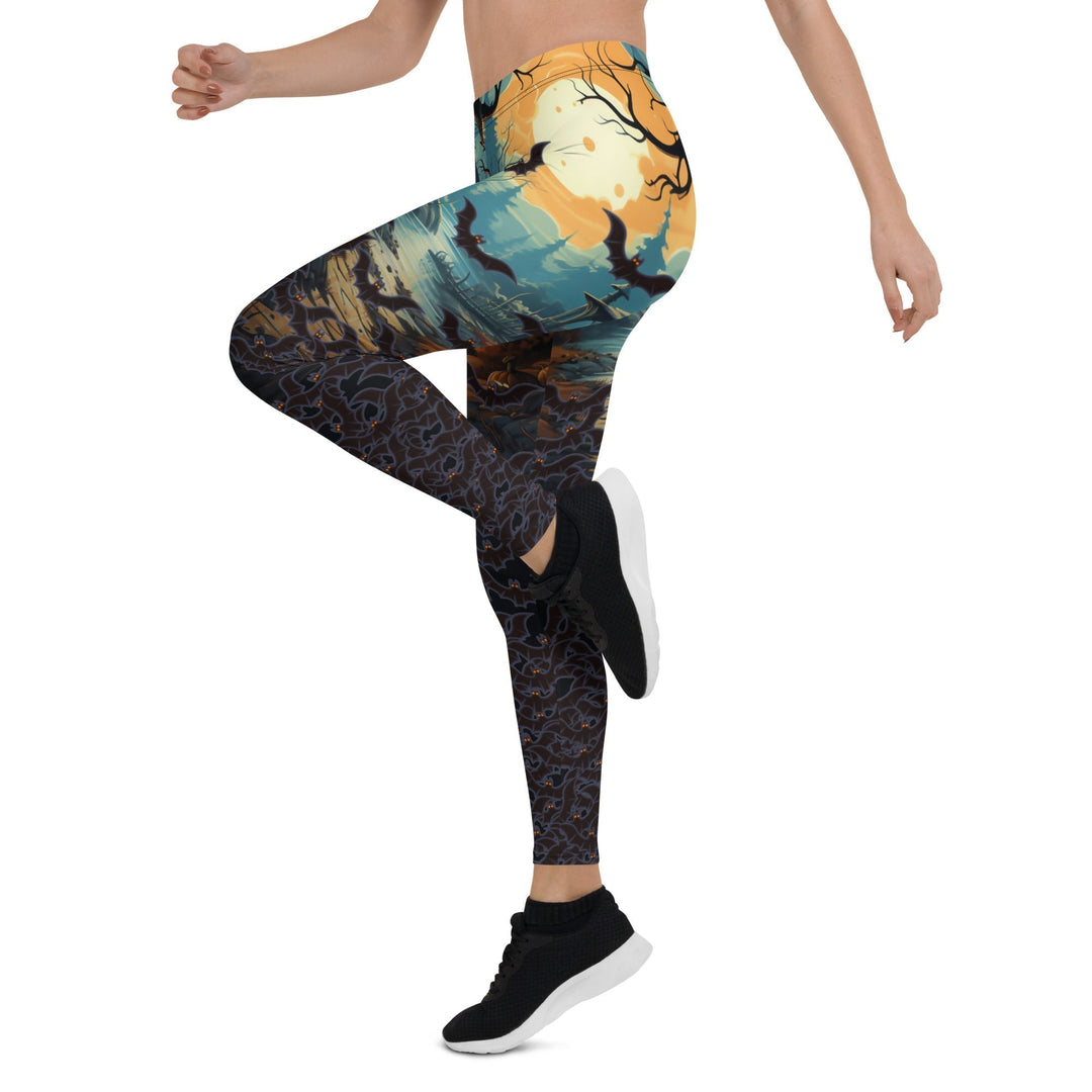 Leggings de Halloween Murciélagos con estampado de murciélagos – imagen 8