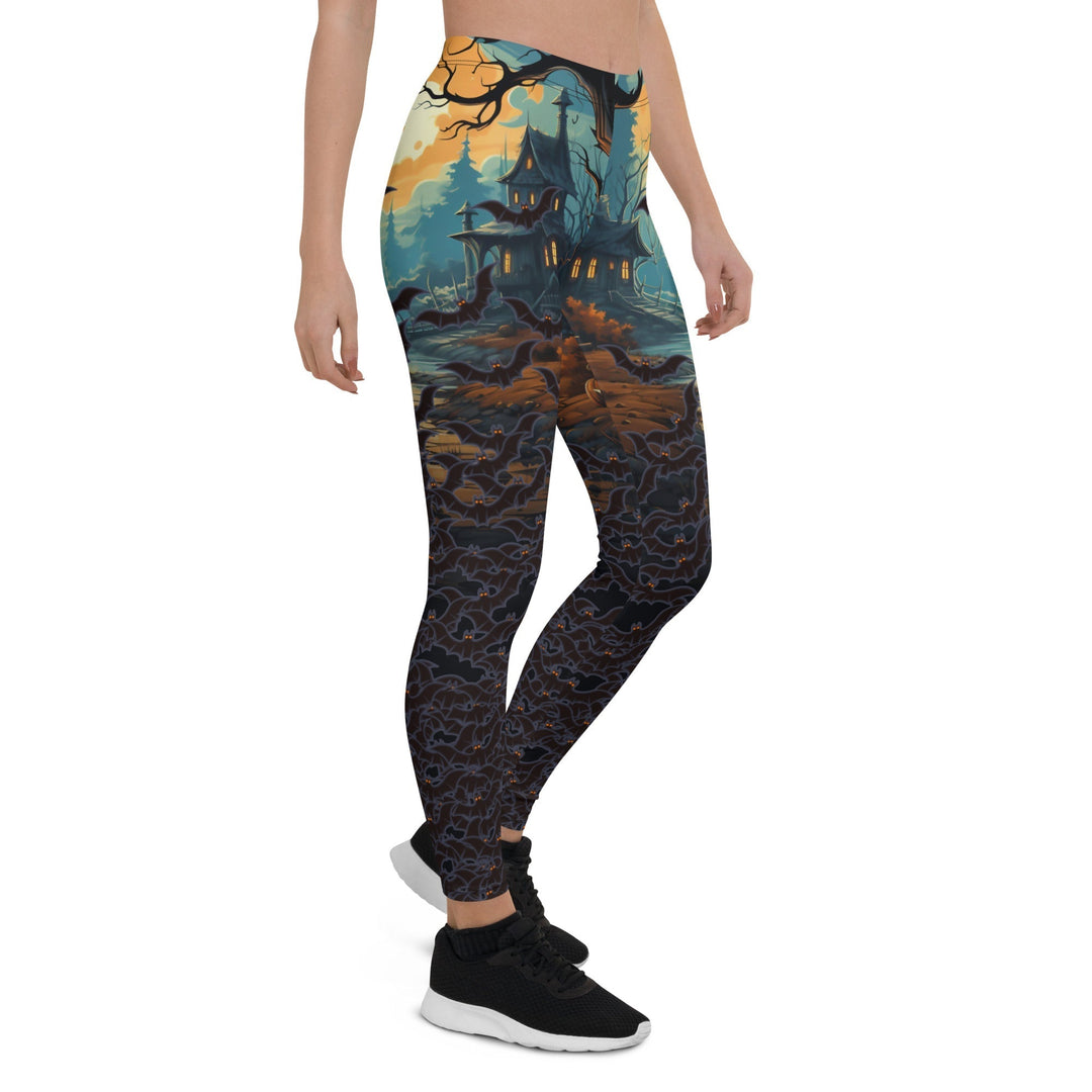 Leggings de Halloween Murciélagos con estampado de murciélagos – imagen 10