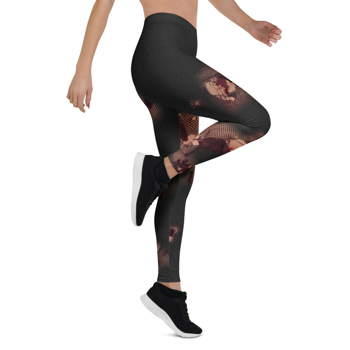 Leggings de Halloween Flores Fantasma con estampado de flores fantasma – imagen 10
