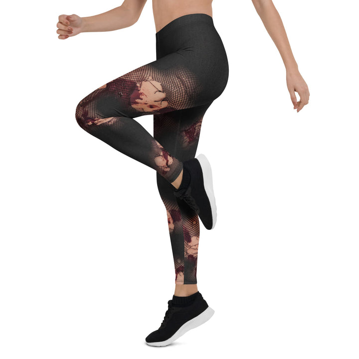 Leggings de Halloween Flores Fantasma con estampado de flores fantasma – imagen 8