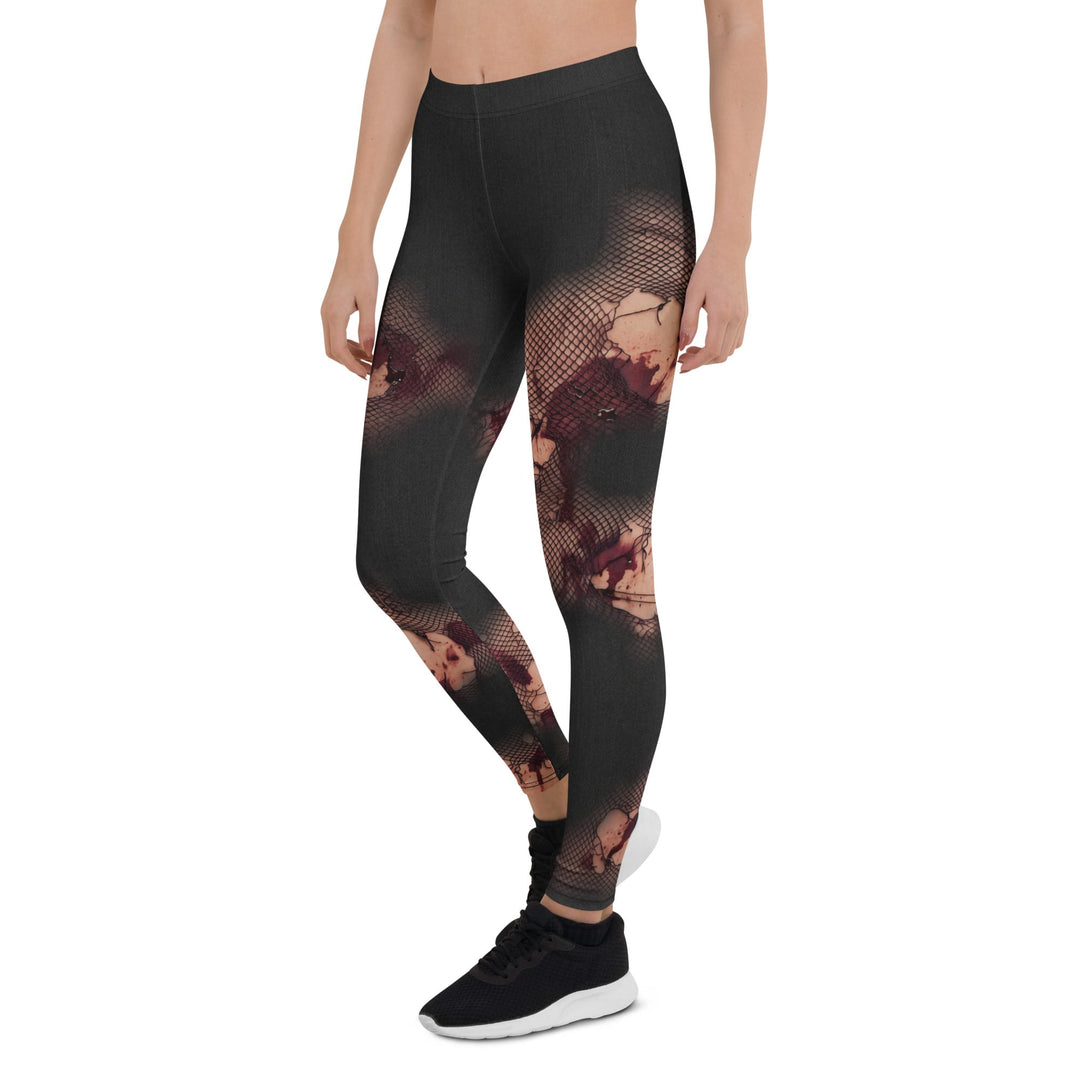 Leggings de Halloween Flores Fantasma con estampado de flores fantasma – imagen 7