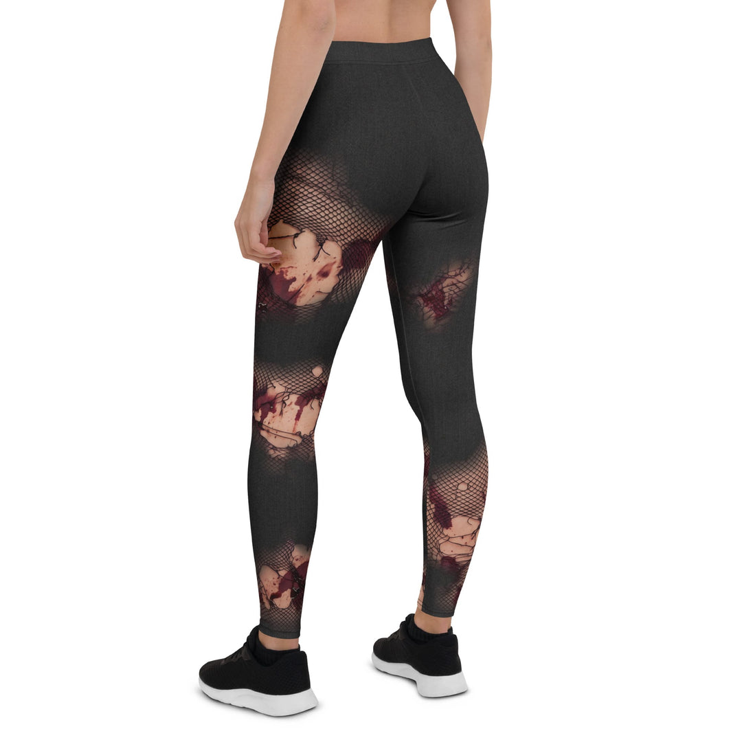 Leggings de Halloween Flores Fantasma con estampado de flores fantasma – imagen 6