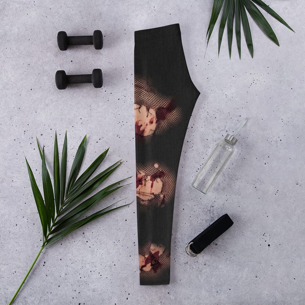 Leggings de Halloween Flores Fantasma con estampado de flores fantasma – imagen 11