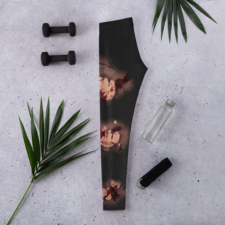 Leggings de Halloween Flores Fantasma con estampado de flores fantasma – imagen 11