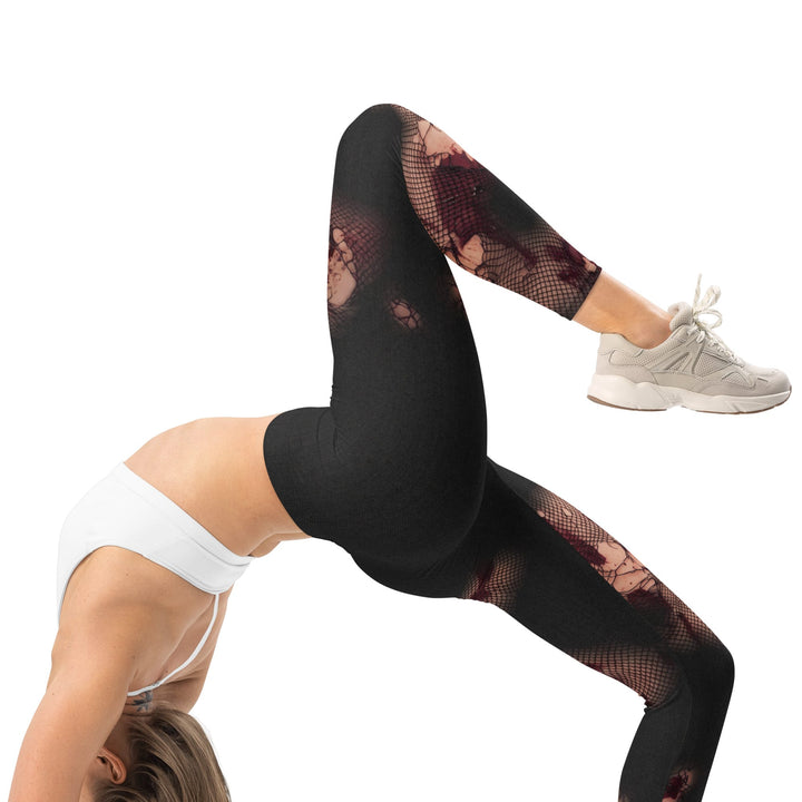 Leggings de Halloween Flores Fantasma con estampado de flores fantasma – imagen 5