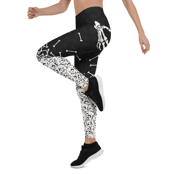 Leggings de Halloween Manos de Esqueleto con estampado de manos de esqueleto – imagen 8