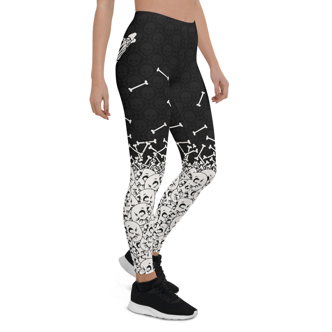 Leggings de Halloween Manos de Esqueleto con estampado de manos de esqueleto – imagen 9