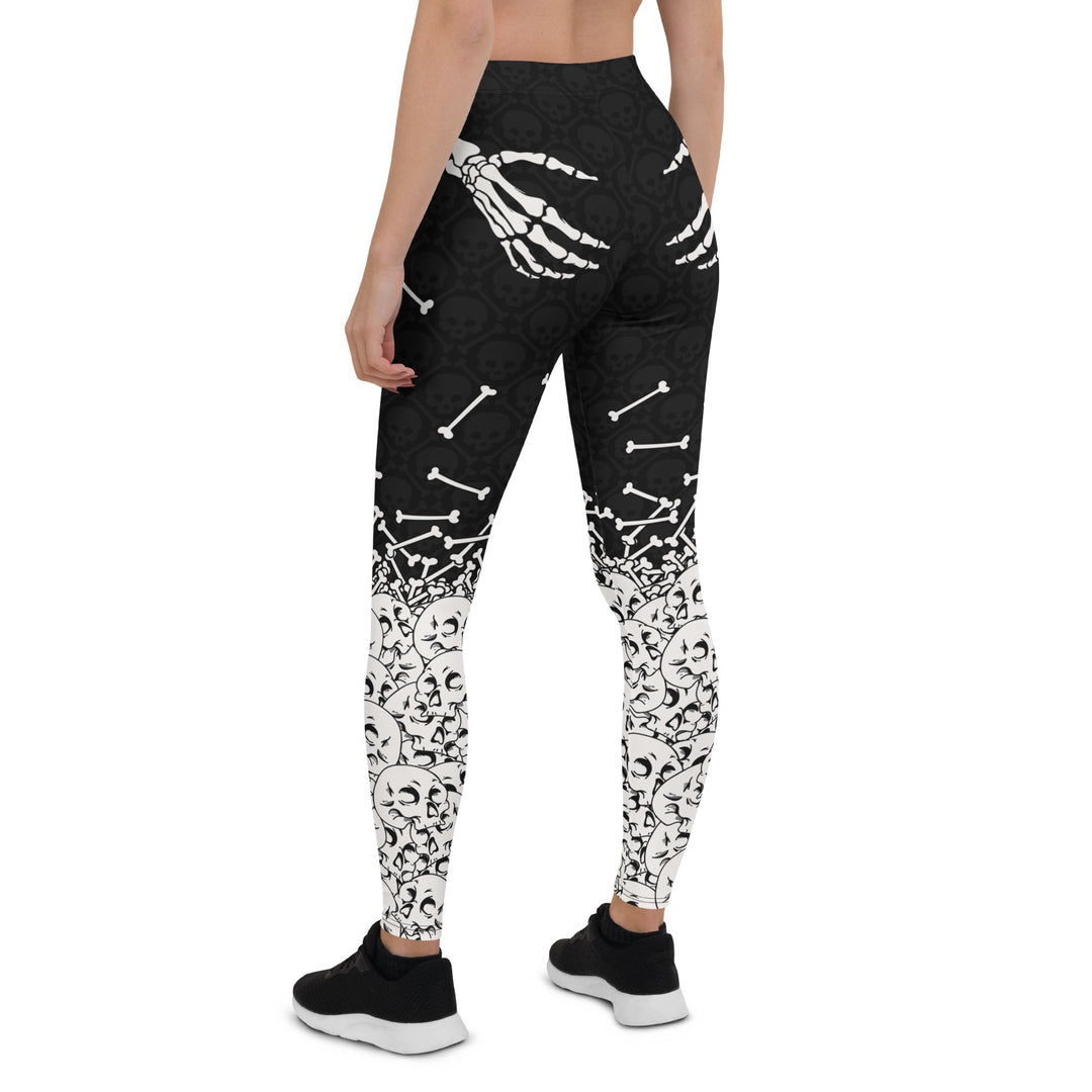 Leggings de Halloween Manos de Esqueleto con estampado de manos de esqueleto – imagen 7