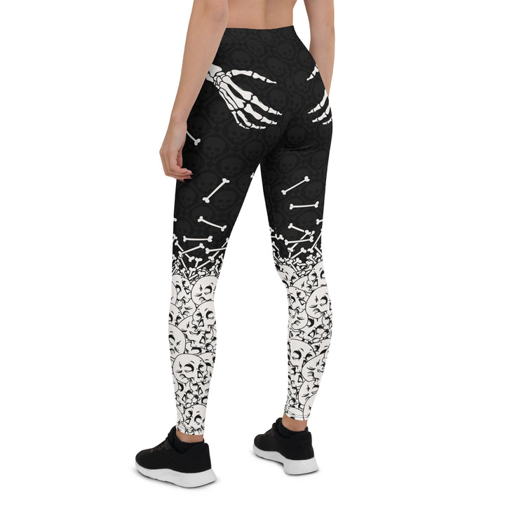 Leggings de Halloween Manos de Esqueleto con estampado de manos de esqueleto – imagen 7